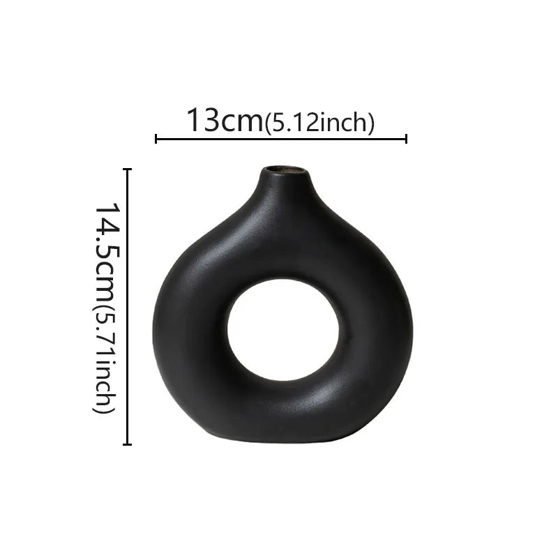 Plastic Donut Vase