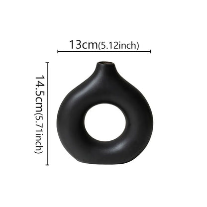 Plastic Donut Vase