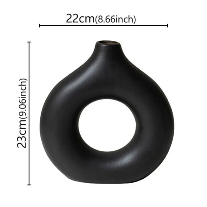 Plastic Donut Vase